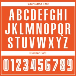 Maillot de football personnalisé orange, blanc et noir, effet dégradé par sublimation Maillot de football personnalisé orange, blanc et noir, effet dégradé par sublimation