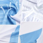 Maillot de football personnalisé orange, blanc et noir, effet dégradé par sublimation