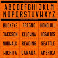 Custom Orange Black-Bay Orange Geometric Shapes Sublimation Soccer Uniform Jersey Custom Orange Black-Bay Orange Geometric Shapes Sublimation Soccer Uniform Jersey