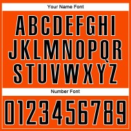 Custom Orange Black-White Sublimation Soccer Uniform Jersey Custom Orange Black-White Sublimation Soccer Uniform Jersey