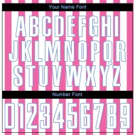 Maillot de football personnalisé à sublimation rose, blanc et bleu clair